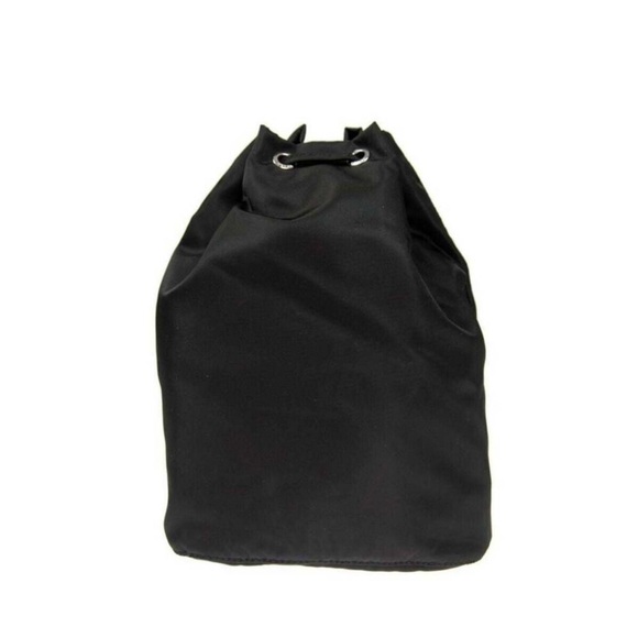 Prada Black (Nero) Vela Tessuto Nylon Drawstring Bucket (Authentic) - New - Picture 5 of 10